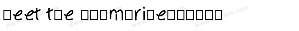 Meet the Submarine字体转换
